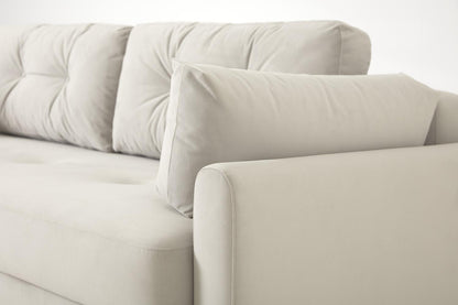 Model 04 Sofa Bed 3 Seater, Bone