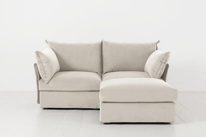 Model 06 2-Seater Right Chaise Sofa, Bone