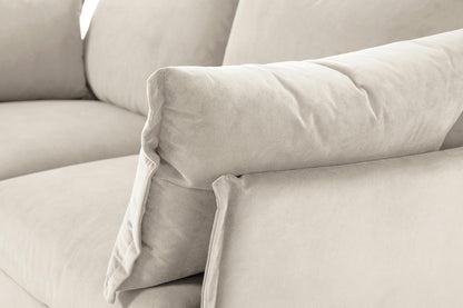 Model 06 2-Seater Right Chaise Sofa, Bone