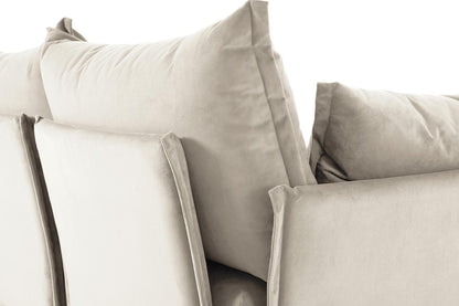 Model 06 2-Seater Right Chaise Sofa, Bone
