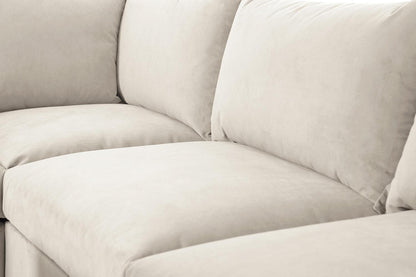 Model 06 3-Seater Right Chaise Sofa, Bone