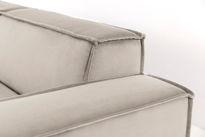 Model 03 3-Seater Right Chaise Sofa, Bone