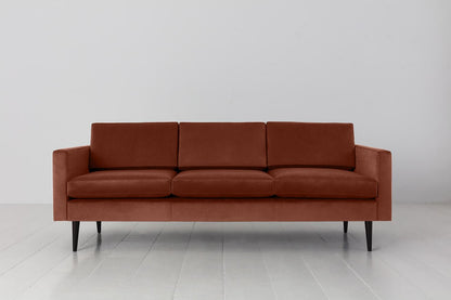Model 01 3-Seater Sofa, Brick