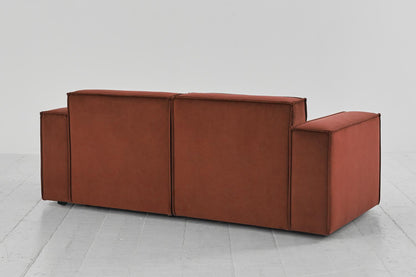 Model 03 2-Seater Right Chaise Sofa, Brick