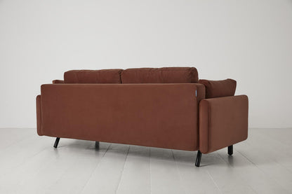 Model 04 Sofa Bed 3 Seater, Brick