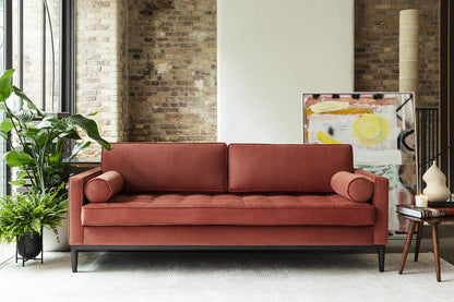 Model 02 3-Seater Sofa, Brick