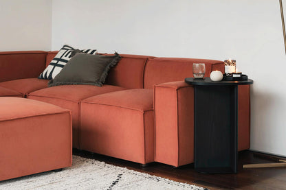Model 03 Corner Sofa with Ottoman, Brick
