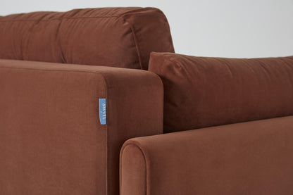 Model 04 Sofa Bed 3 Seater, Brick