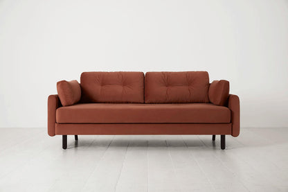 Model 04 Sofa Bed 3 Seater, Brick