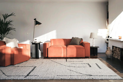Model 03 2-Seater Sofa, Brick