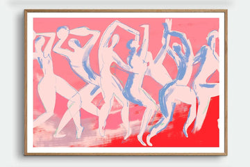Dancing Framed Print by The Poster Club x Garmi