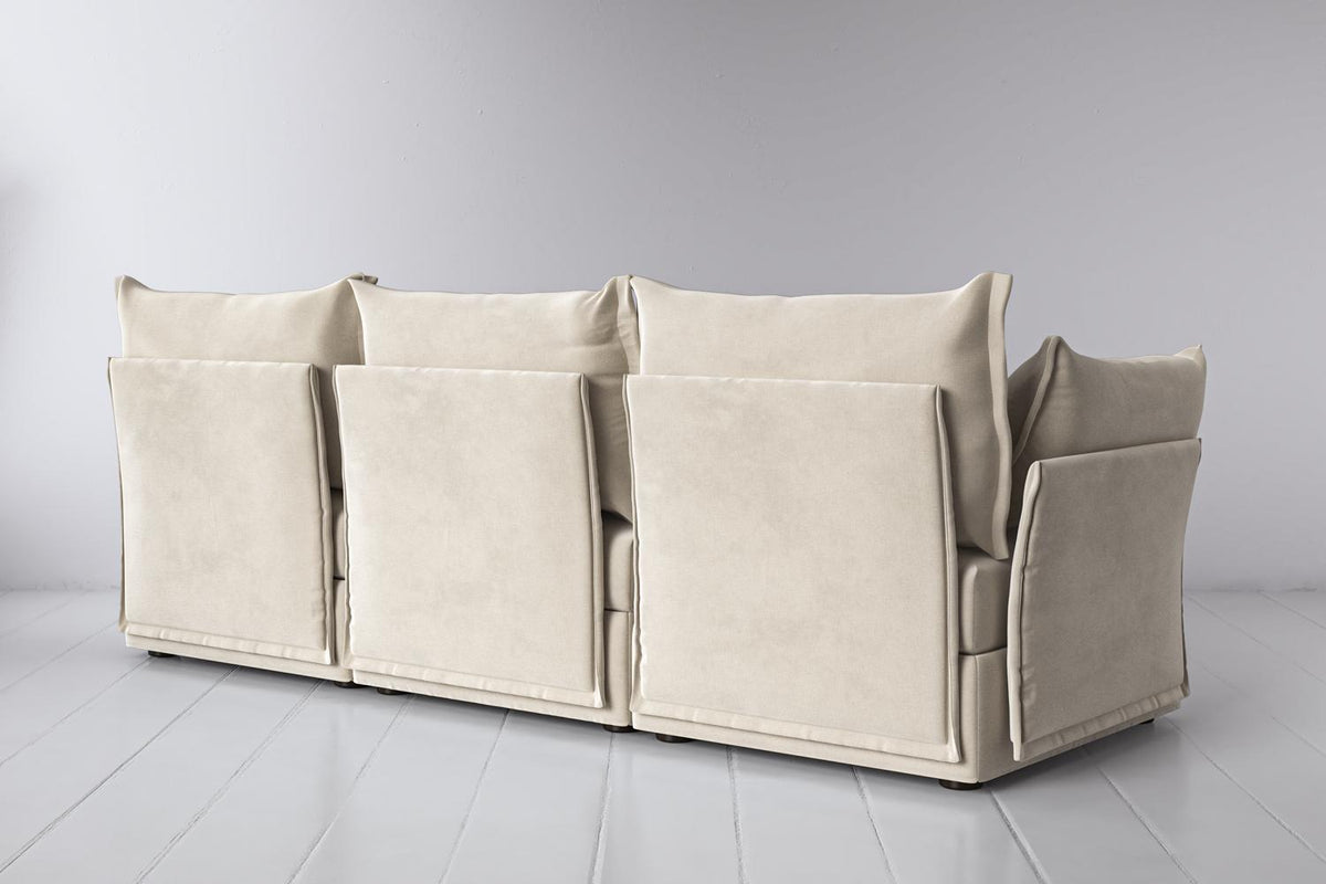 Model 06 3-Seater Right Chaise Sofa, Chalk
