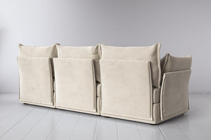 Model 06 3-Seater Right Chaise Sofa, Chalk