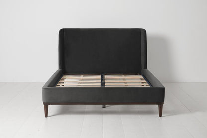 Bed 02 Double Bed, Charcoal