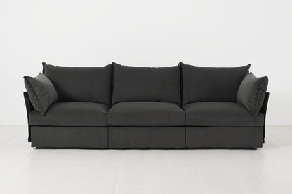 Model 06 3-Seater Sofa, Charcoal