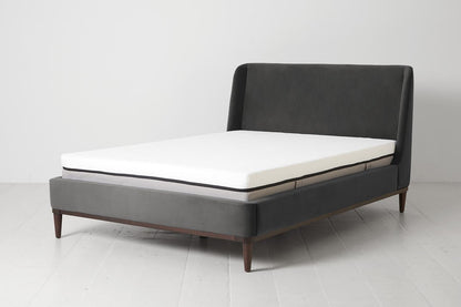 Bed 02 Double Bed, Charcoal
