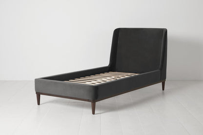 Bed 02 Single Bed, Charcoal