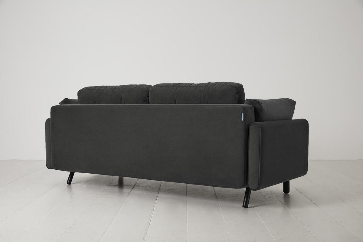 Model 04 Sofa Bed 3 Seater, Charcoal