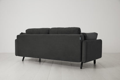 Model 04 Sofa Bed 3 Seater, Charcoal