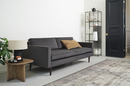 Model 01 2-Seater Sofa, Charcoal