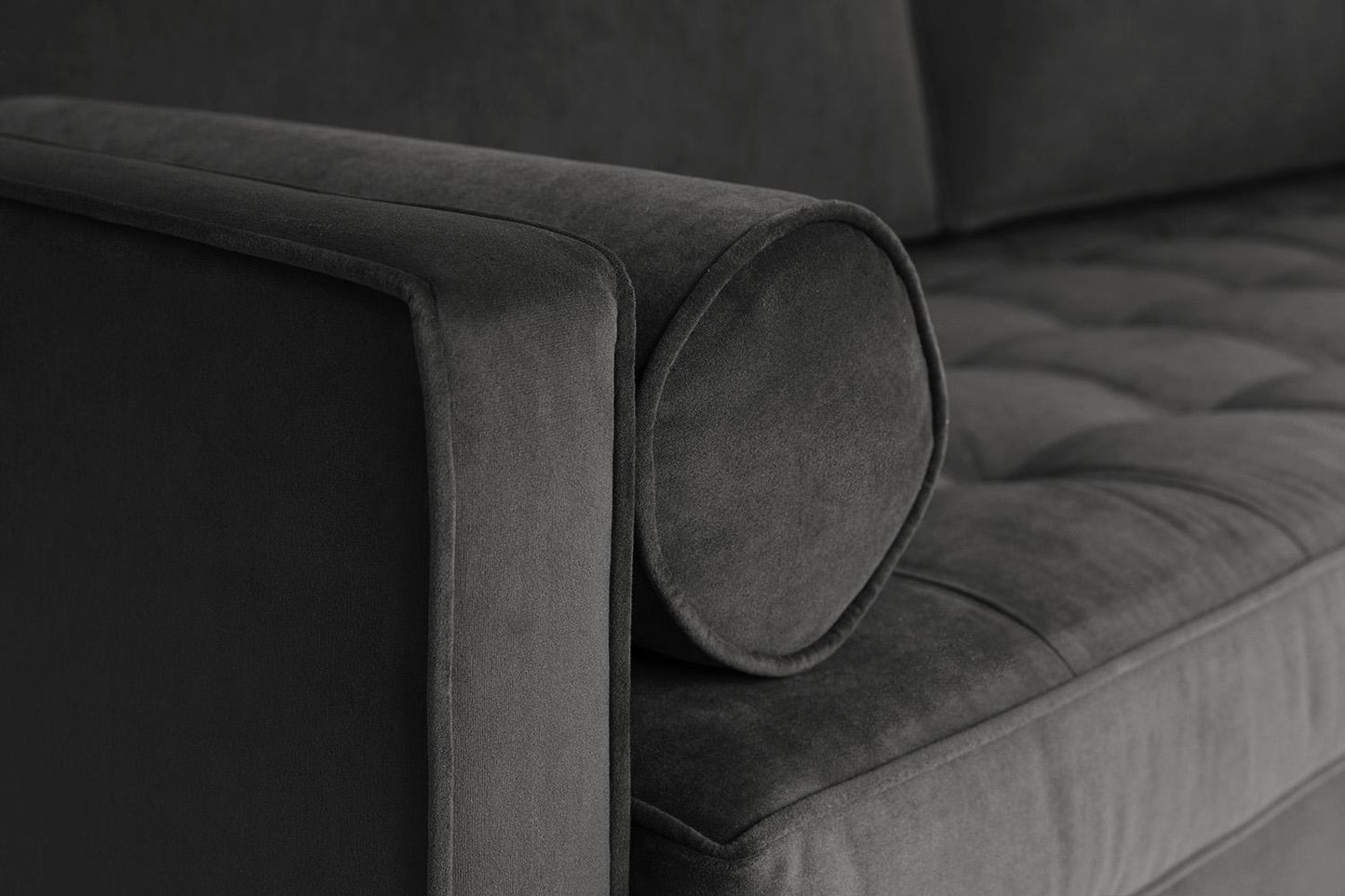 Model 02 3-Seater Sofa, Charcoal