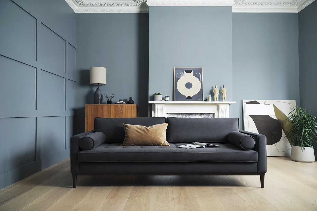 Model 02 3-Seater Sofa, Charcoal