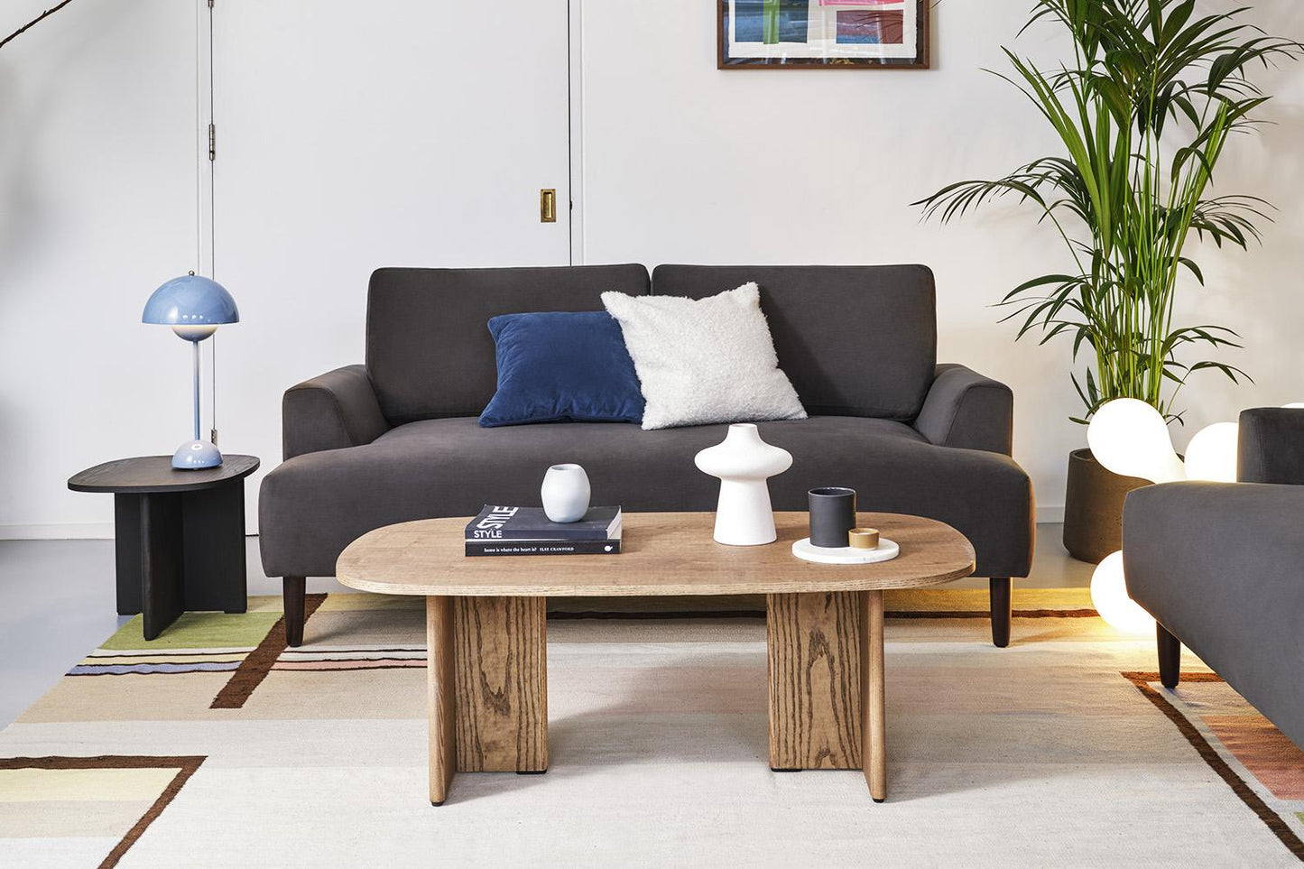 Model 05 2-Seater Sofa, Charcoal