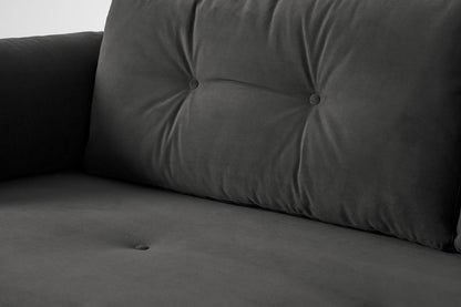 Model 04 Sofa Bed 3 Seater, Charcoal
