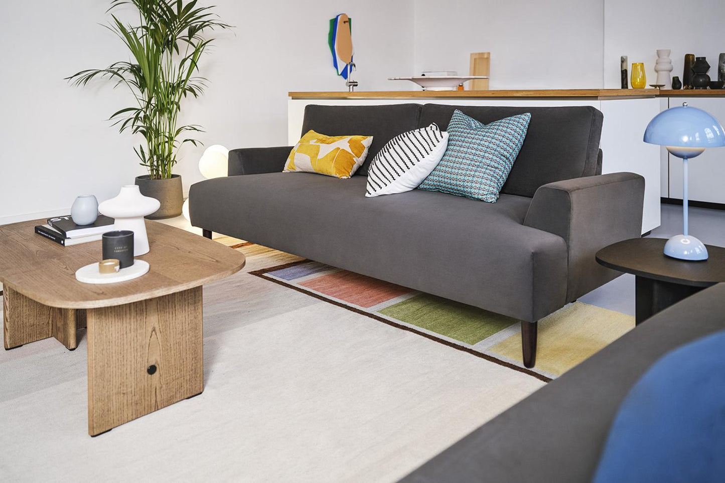 Model 05 3-Seater Sofa, Charcoal