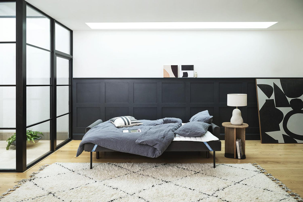 Model 04 Sofa Bed 3 Seater, Charcoal