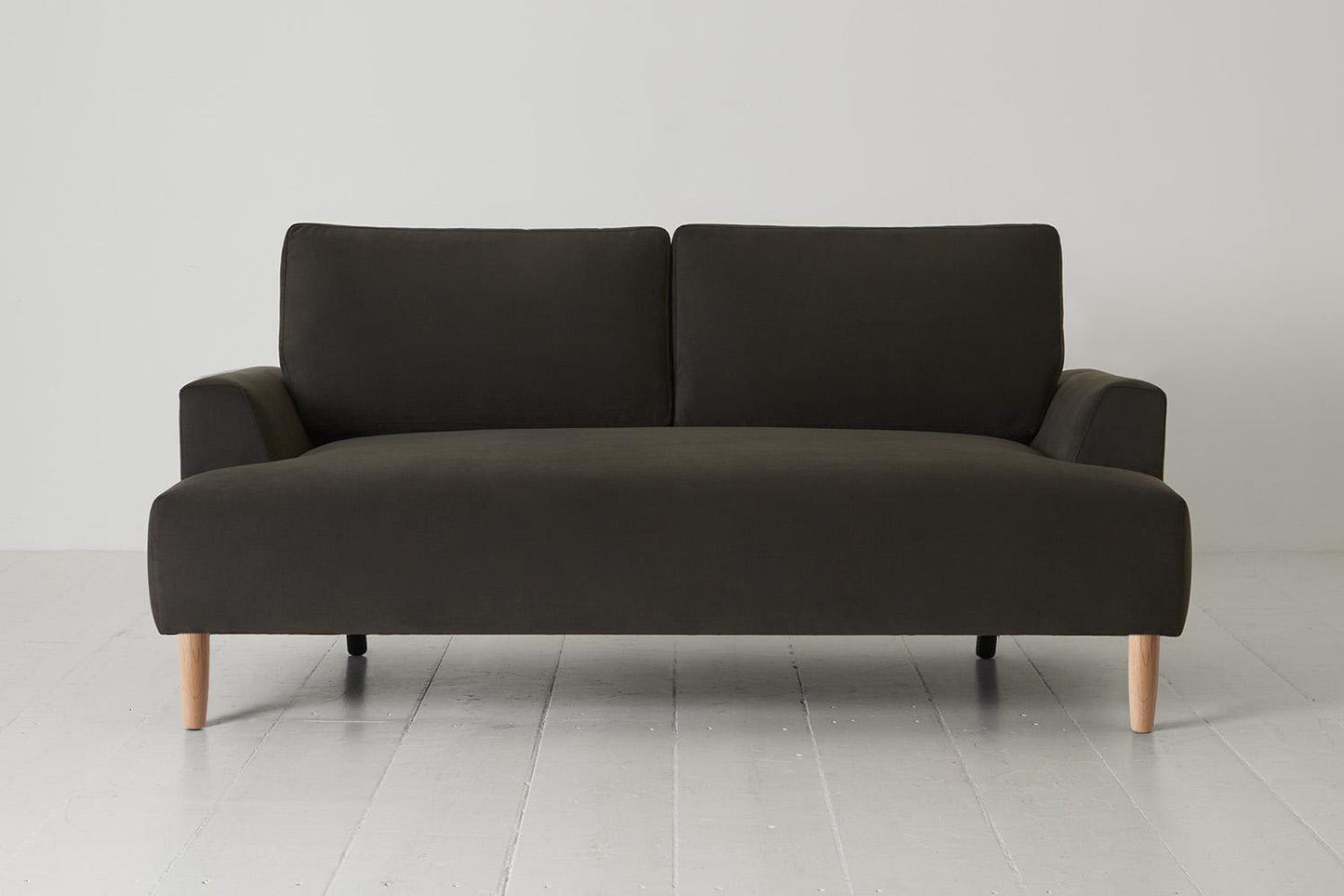 Model 05 2-Seater Sofa, Oak / Charcoal