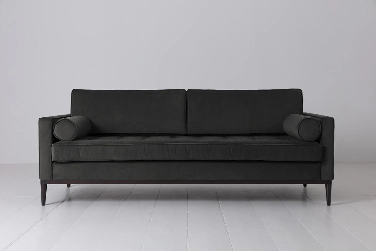 Model 02 Sofa Bed 3 Seater, Charcoal