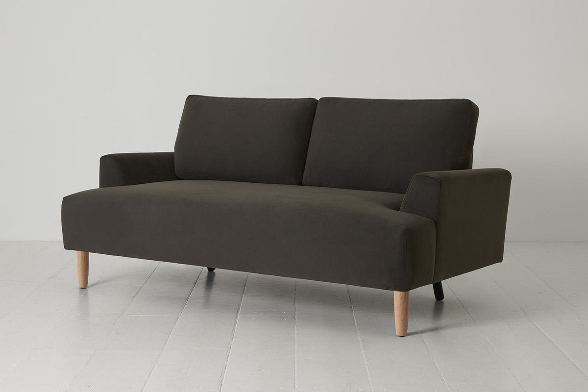 Model 05 2-Seater Sofa, Oak / Charcoal