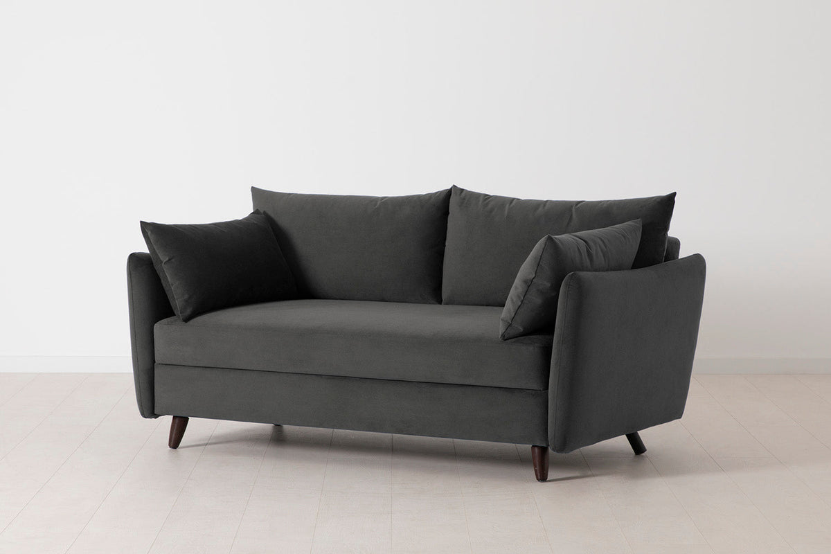Model 08 Sofa Bed 2.5 Seater, Charcoal