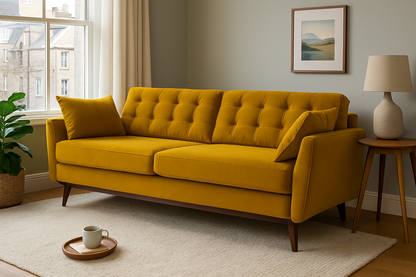Model 10 3-Seater Sofa, Mustard