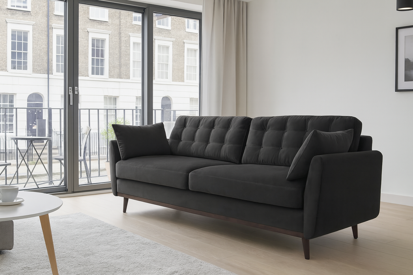 Model 10 3-Seater Sofa, Charcoal