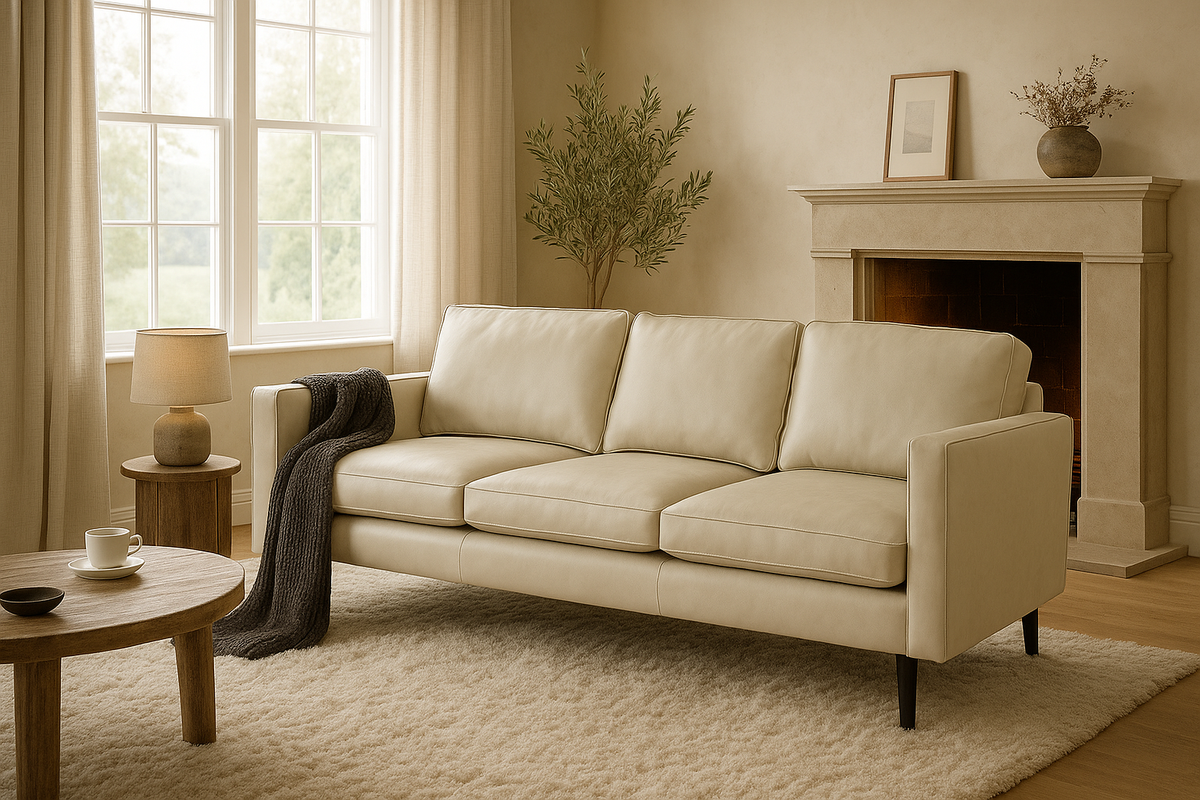 Model 01 3-Seater Sofa, Oyster