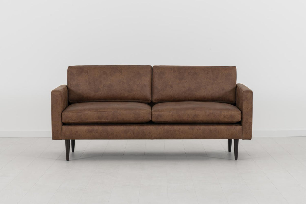 Model 01 2-Seater Sofa, Chestnut
