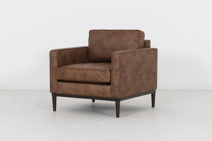 Model 02 Armchair, Chestnut