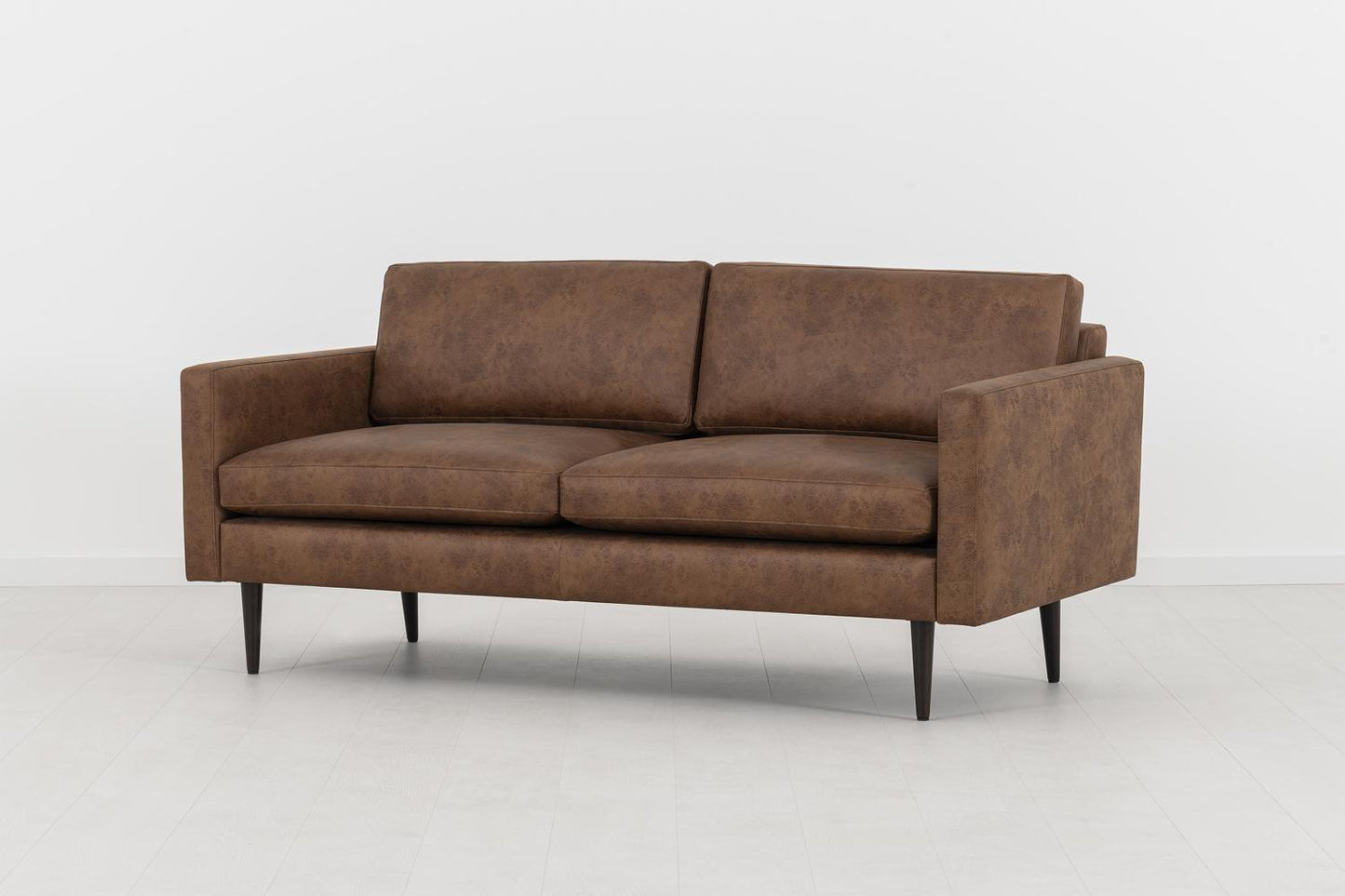 Model 01 2-Seater Sofa, Chestnut