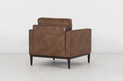 Model 02 Armchair, Chestnut