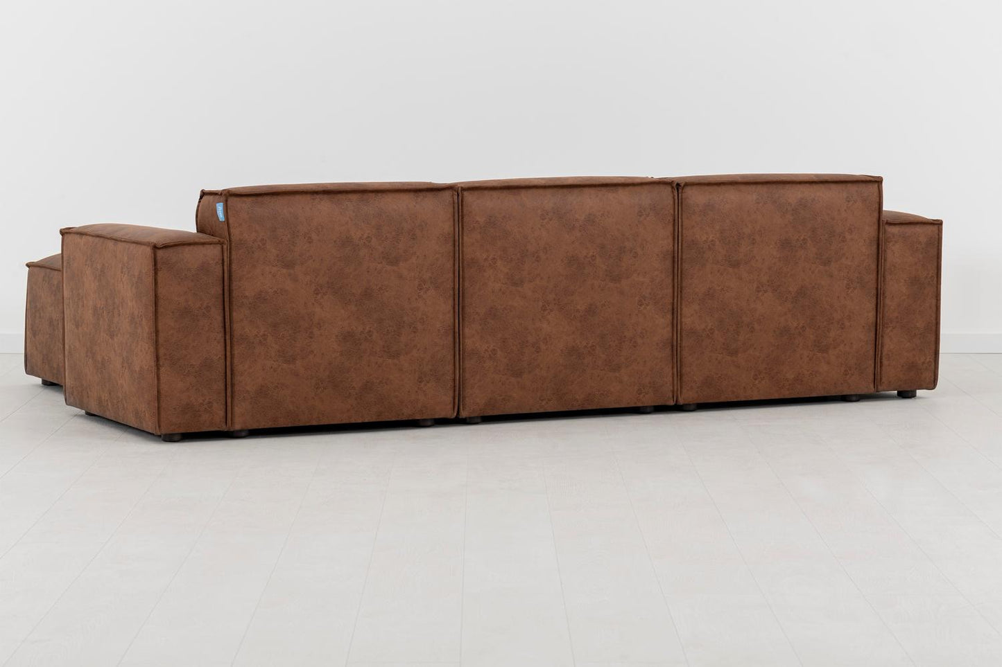 Model 03 3-Seater Right Chaise Sofa, Chestnut