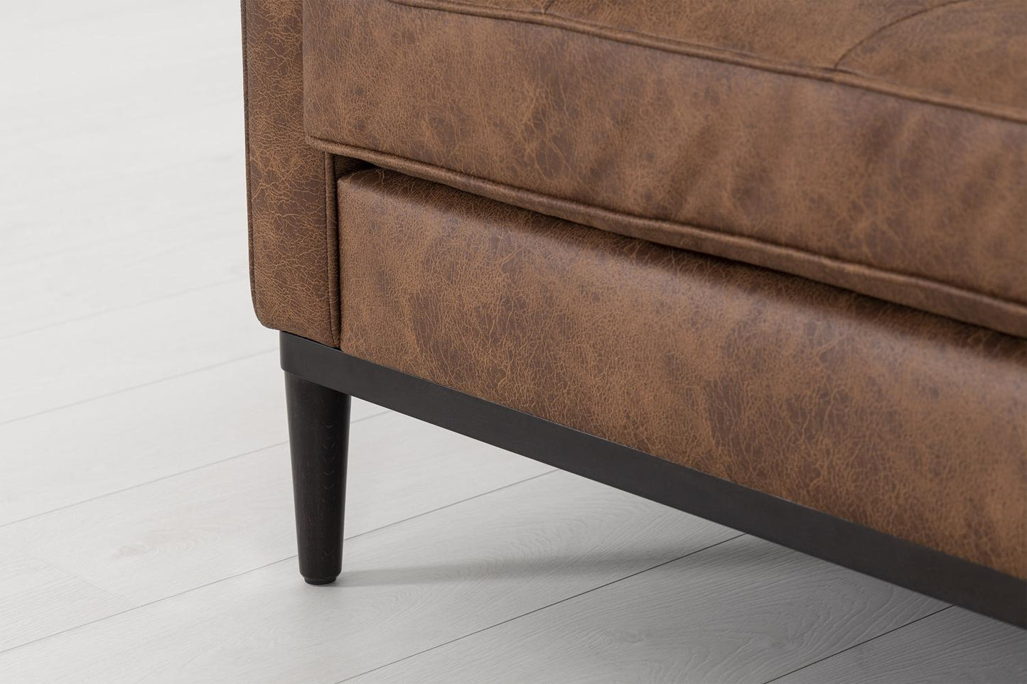 Model 02 3-Seater Sofa, Chestnut
