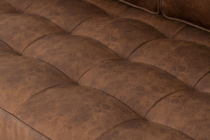 Model 02 3-Seater Sofa, Chestnut