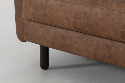 Model 04 Sofa Bed 3 Seater, Chestnut