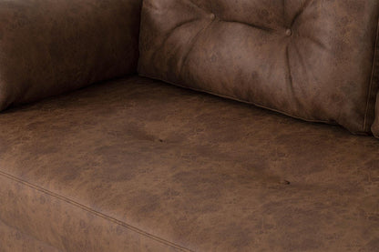 Model 04 Sofa Bed 3 Seater, Chestnut