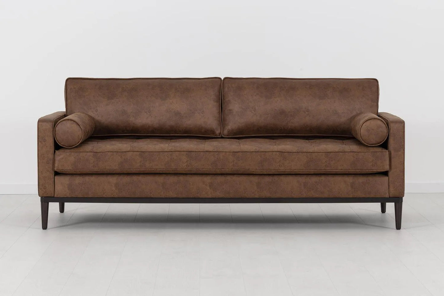 Model 02 Sofa Bed 3 Seater, Chestnut