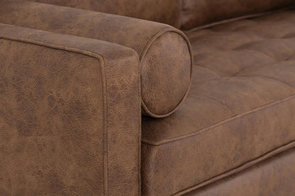 Model 02 Sofa Bed 3 Seater, Chestnut
