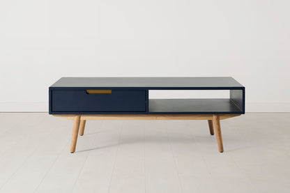 Coffee Table 01, Blue / One drawer