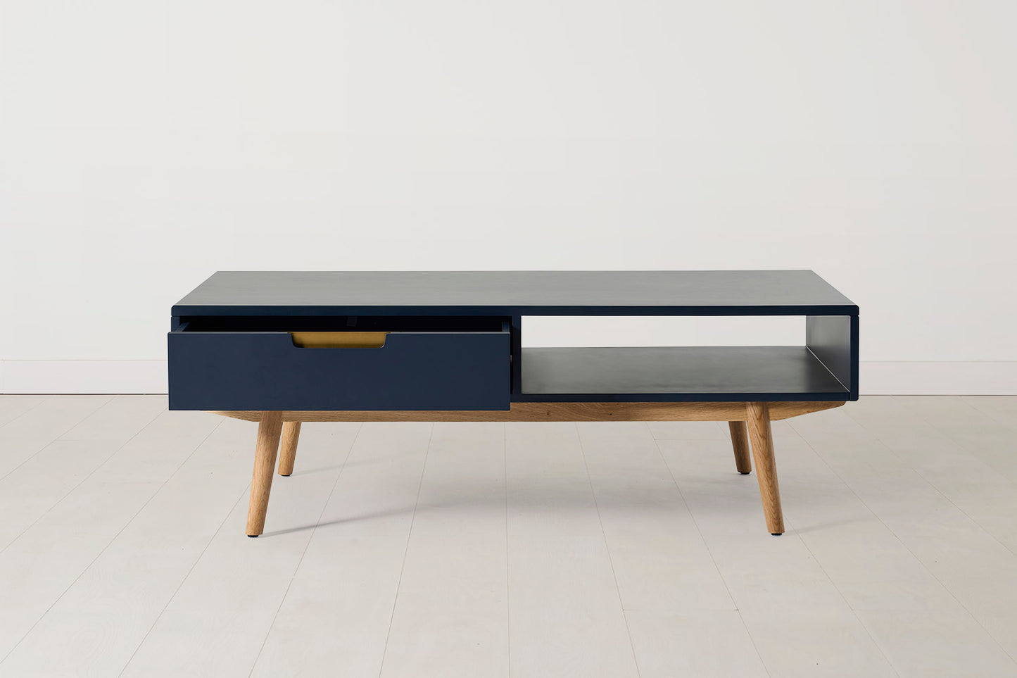 Coffee Table 01, Blue / One drawer